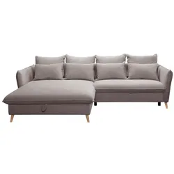 Exxpo by Gala Ecksofa Walker Cord Braun Cappuccino