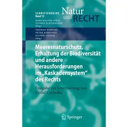 Meeresnaturschutz, Erhaltung der Biodiversität und andere Herausforderungen im 'Kaskadensystem' des, Fachbücher
