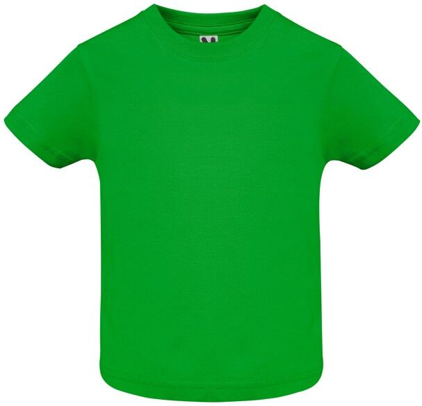 T-shirt bébé personnalisable en coton peigné Baby Vert Prairie 6 MOIS