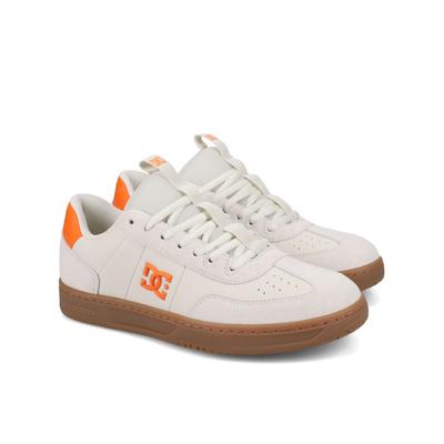 Schnürschuh DC SHOES "DC Astrix", Herren, Gr. 6, weiß (sanftes weiß), Obermaterial:61.35% Leder, 38.65% Synthetikmaterial., Schuhe Schnürschuh