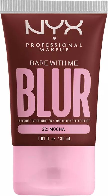 NYX-PROFESSIONAL-MAKEUP - Bare With Me Blur Tint Foundation, Bare With Me Lt Ivory, 30 ml,  Mocha