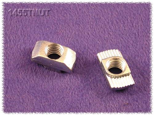 Hammond Electronics 1455TNUT Befestigungsmutter Stahl Silber 2St.