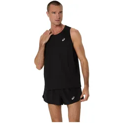 ASICS, Herren, Sportshirt, Herren-Tanktop „Core Noir“ (L), Schwarz