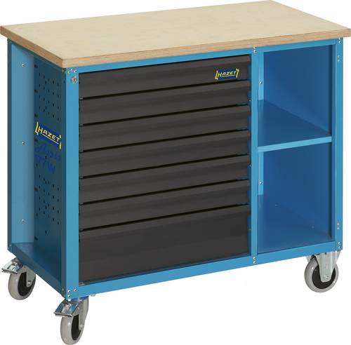 HAZET Fahrbare Werkbank 177W-7 - Schubladen flach: 6 x 80 x 527 x 348