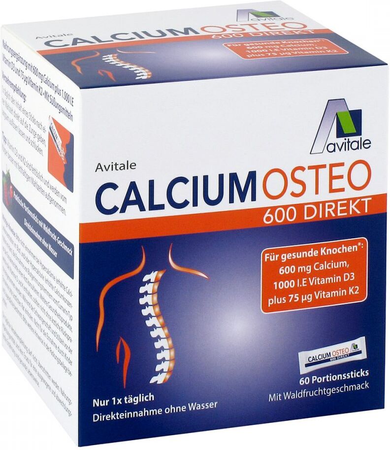 Calcium Osteo 600 Direkt Pulver