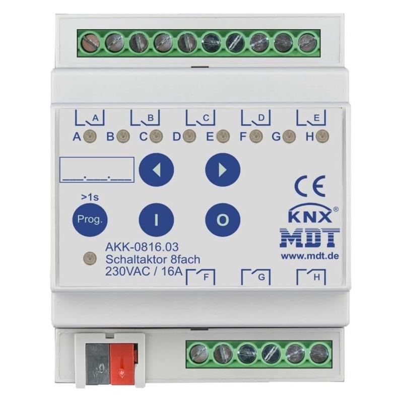 MDT Schaltaktor (Schaltaktor) (AKK-0816.03)