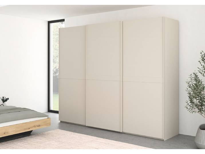 Armoire coulissante Scale 271cm Beige/Cachemire Sans portes miroir