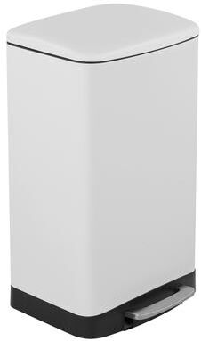 Innovaze 10.6 Gal./40 Liter Stainless Steel Rectangular Step-on Trash Can for Kitchen