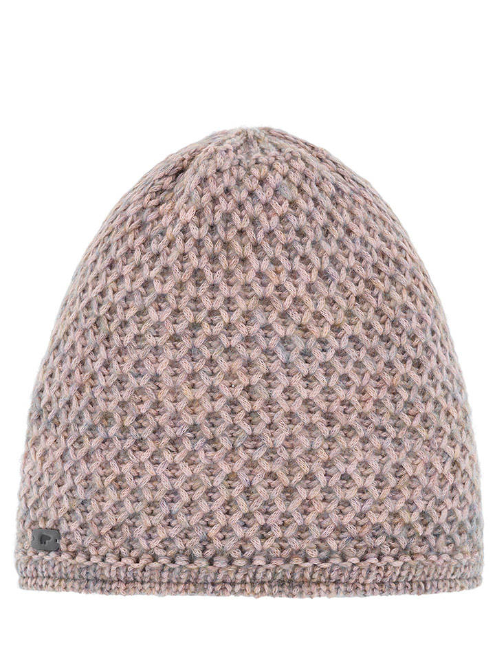 Eisbär Mütze "Tula" in Rosa/ Grau - onesize