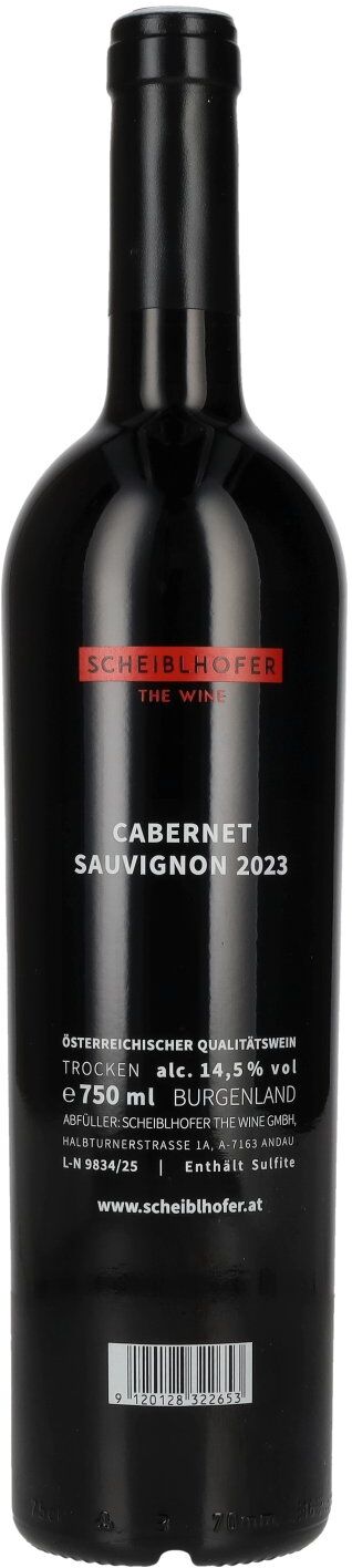 Scheiblhofer The Cabernet Sauvignon 2023 14,5% Vol. 0,75l