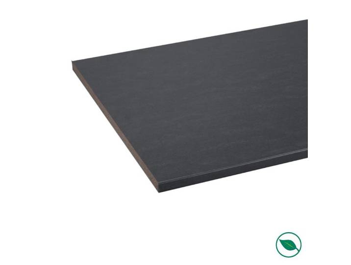 Plan de travail stratifié CPL Marbre noir 3040 x 640 x 38 mm - FSC MIXTE 70% - Gamme Confort FORESTEA Dimensions : 3040 mm x 640
