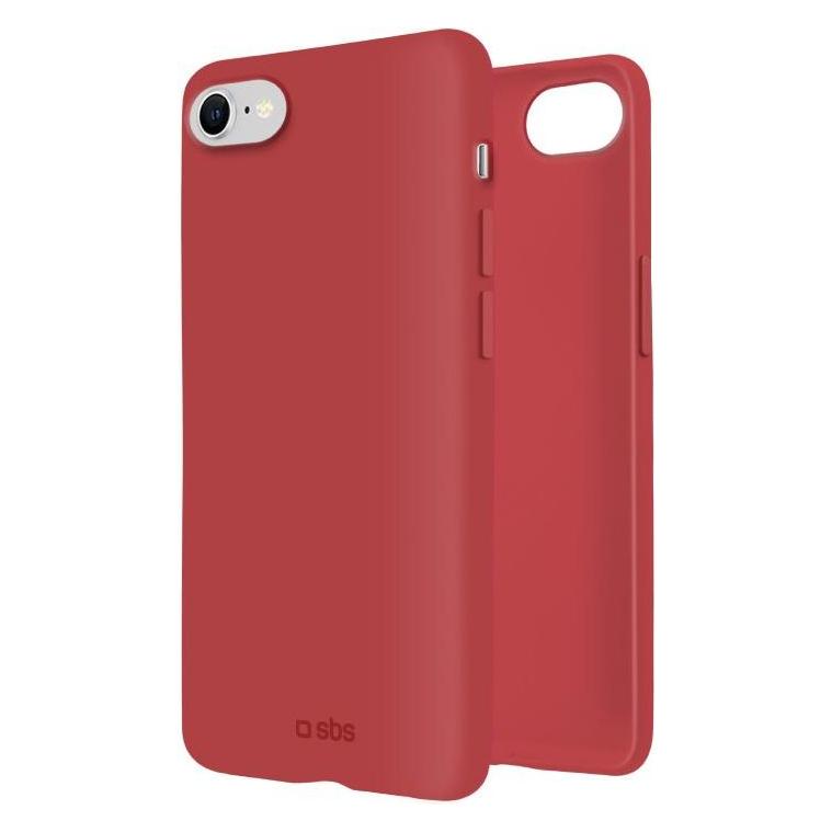 SBS Sensity Cover für iPhone SE 2022/SE 2020/8/7 kirschrot (Apple iPhone 7, Apple iPhone 8) (TESENSIPSE22R)