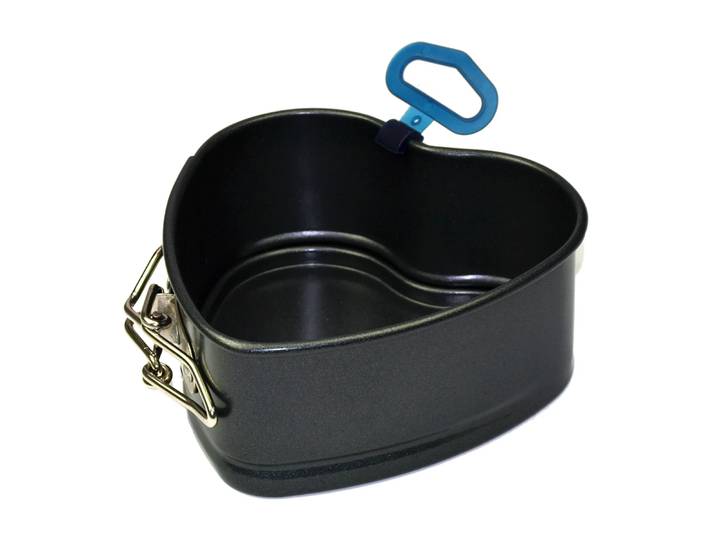 Heirol Heirol moule à charnière en forme de cœur Petit 11x11 cm