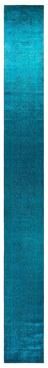 "Overton Hand Knotted Wool Vintage Inspired Modern Contemporary Overdyed Blue Runner Rug - 2' 6"" x 23' 9"""