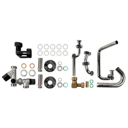 Wolf Anschluss-Set Warmwasser UP ohne Druckminderer 1/2 für CGW-2"
