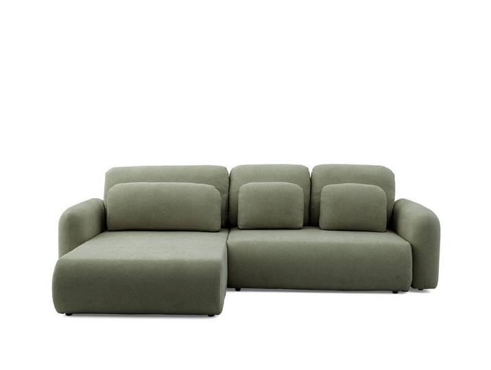Muffo Ecksofa NEST, Schlaffunktion, Bettwäschebehälter