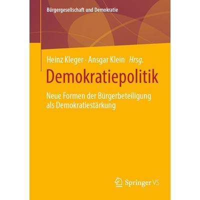 Demokratiepolitik, Taschenbuch von , Springer Fachmedien Wiesbaden GmbH, 978-3-658-43200-3