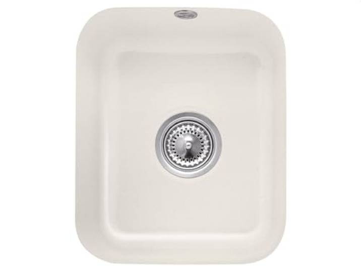 Villeroy & Boch Cisterna 45 Crema - 6704 01 KR Keramikspüle Handbetätigung