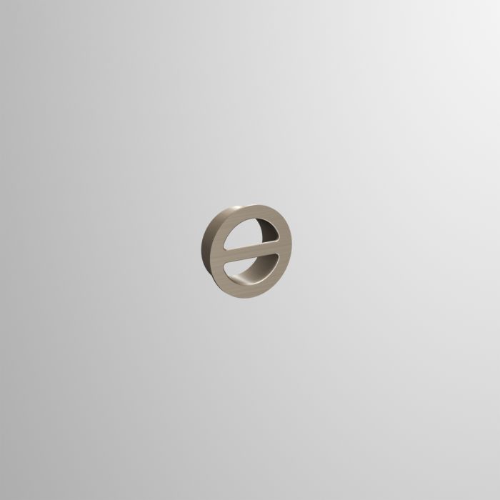 Alape Überlaufrosette 8321000330 platin matt, 36x36x14mm