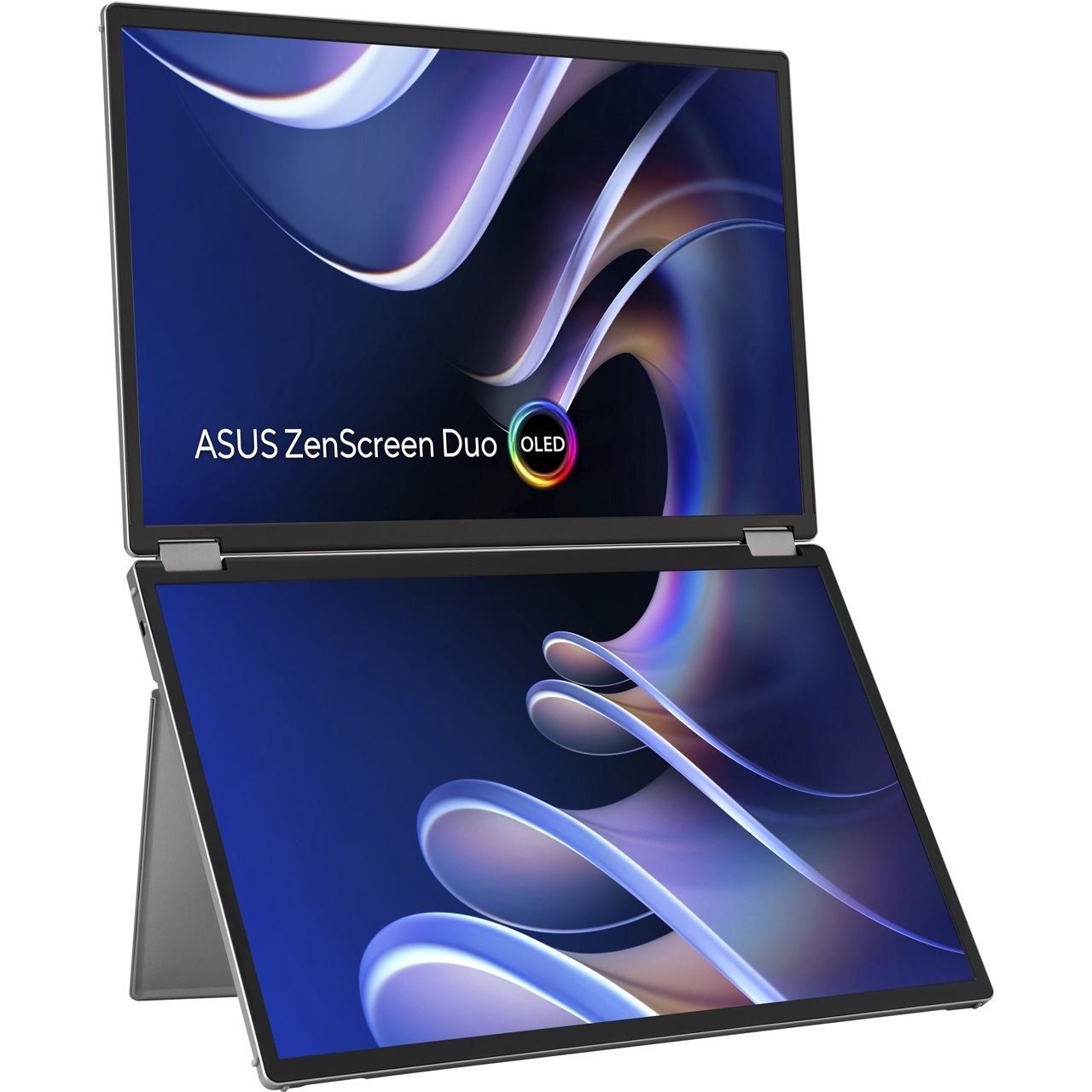 14" (35,56cm) Asus ZenScreen Duo OLED MQ149CD silber 1920x1200 1xMini HDMI / 2xUSB-C 2.0 mit Displayport 1.2