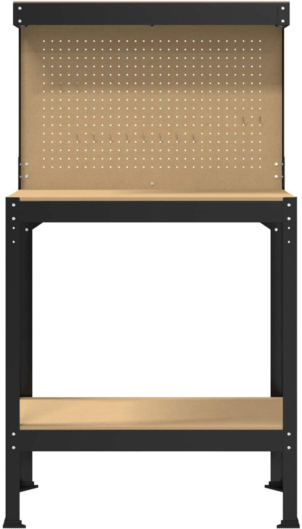 17 Stories Workbench Black 145cm H x 81cm W x 41cm D
