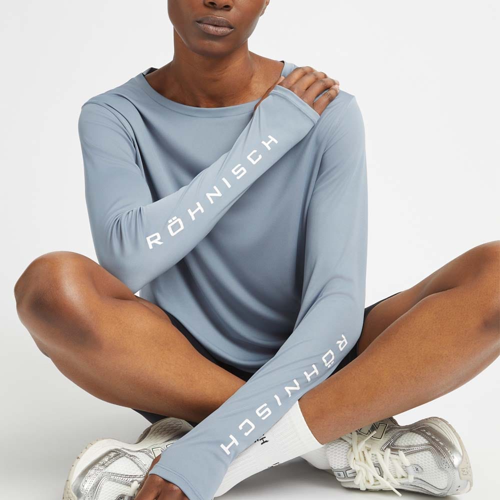 Röhnisch Team Logo Long Sleeve Træningstrøje (Dame) - Huckleberry, M