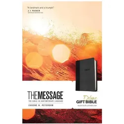 Message Deluxe Gift Bible, Black, Sachbücher von Eugene H. Peterson