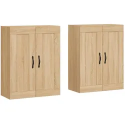 vidaXL, Kommode + Sideboard, Haven (Schwarzes Blatt) (69.50 x 34 x 90 cm)