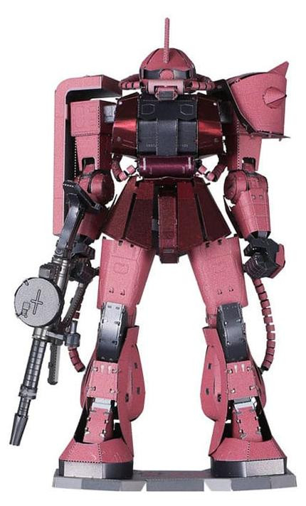 Plex Mobile Suit Gundam Metalen Nanopuzzel Modelset Char's Zaku, 13 cm