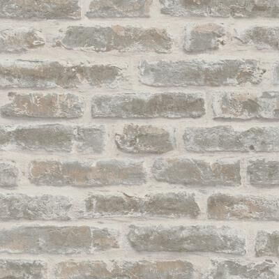 Galerie Wallcoverings Exposed Brick Effect Vinyl on Non-woven Matte Wallpaper Roll