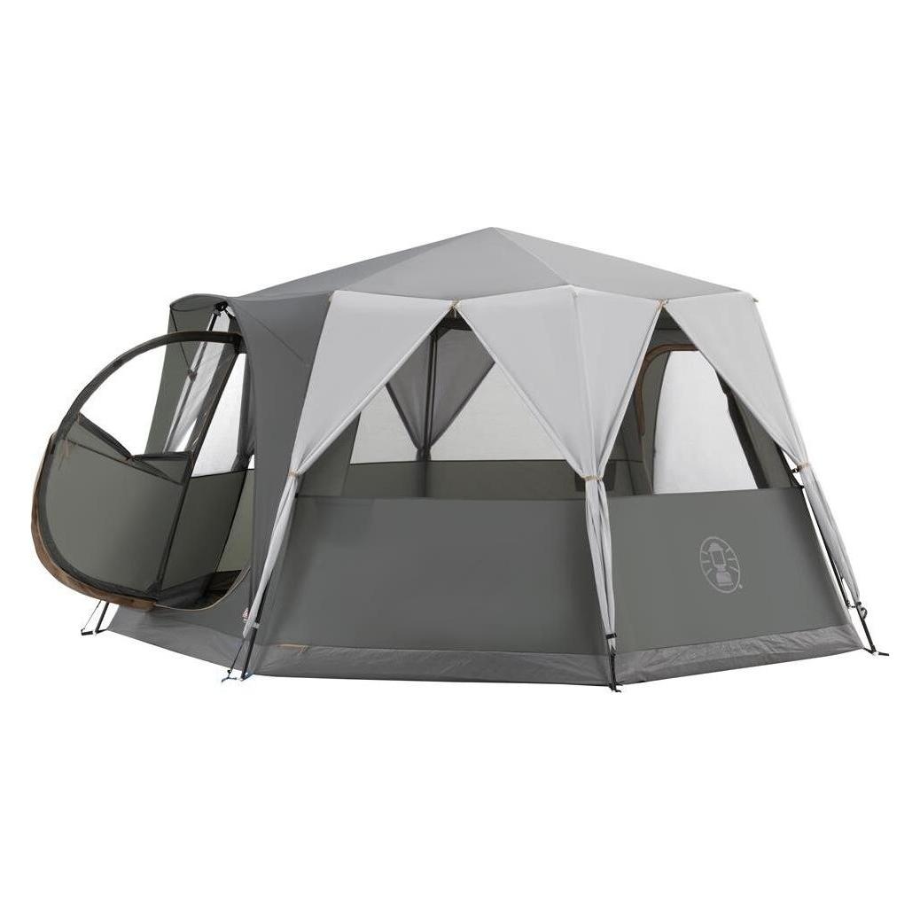 Coleman 2176828 Octagon Zelt mit grossen Fenstern, mit 360° Rundumblick (Kuppelzelt, 20.70 kg, 8 Personen) (2176828)