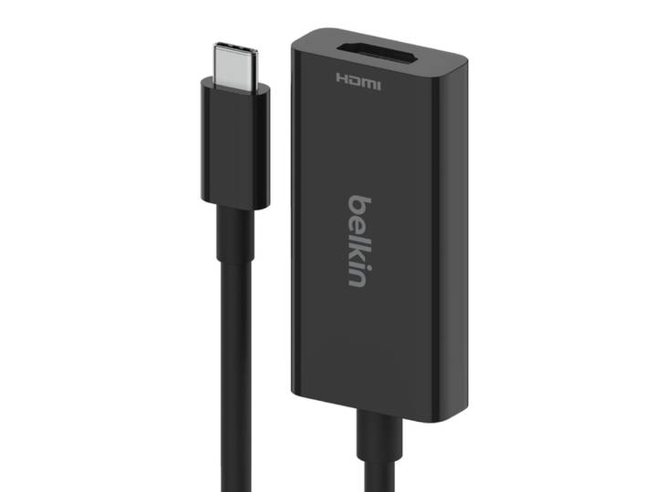 Belkin AVC013BTBK, HDMI Type A (Standard), USB Type-C, Femelle, Mâle, Droit, Droit