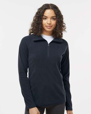 Columbia 212495 Women's Glacial IV Fleece Half-Zip Pullover T-Shirt in Black size Small   Polyester