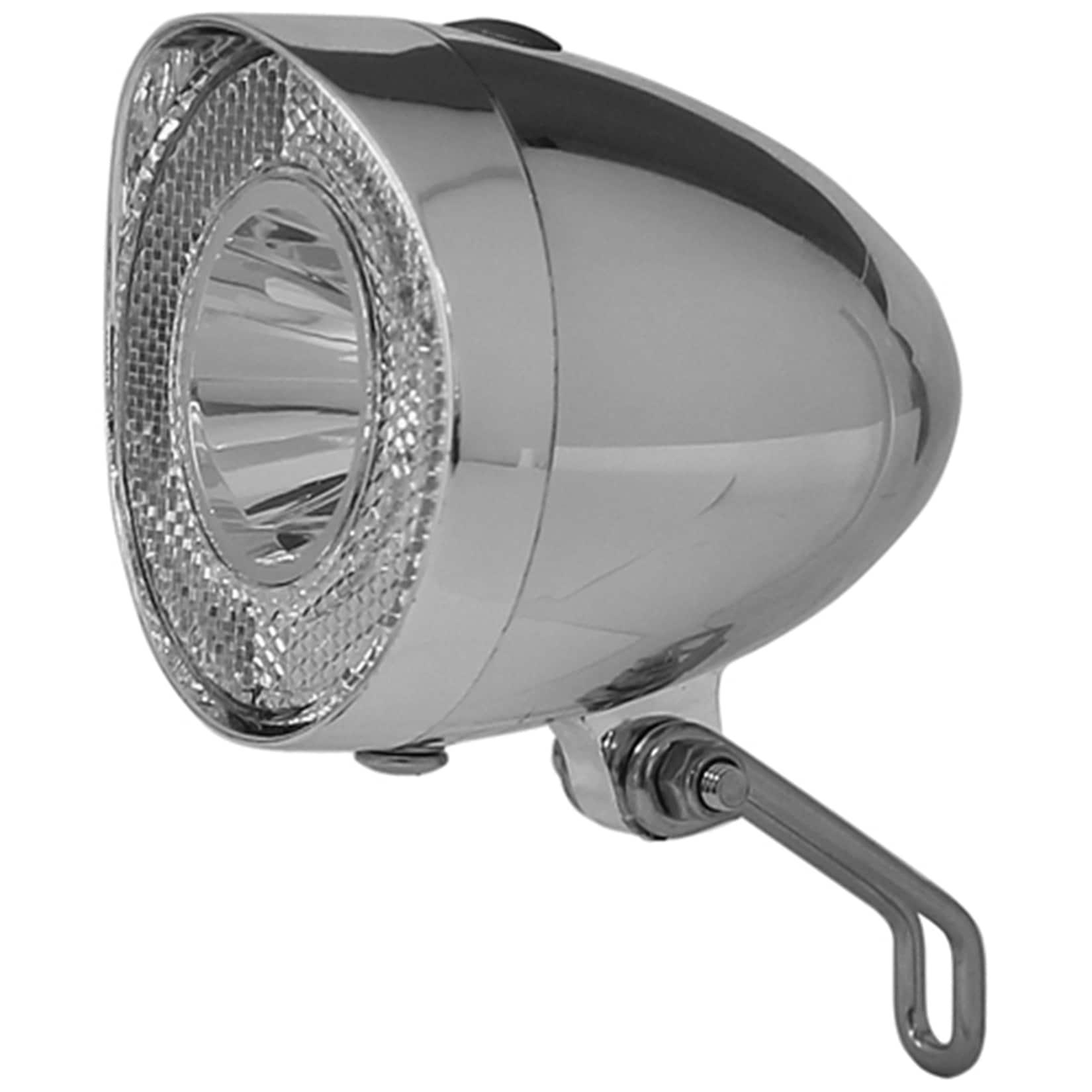 Union UN-4915 Klassik Scheinwerfer Fahrradlicht LED Frontscheinwerfer 20 Lux Fahrradbeleuchtung StVZO Fahrradlampe vorne
