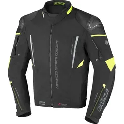 Büse Rocca, Textiljacke - Schwarz/Neon-Gelb - 56