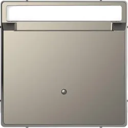 Merten MEG3854-6050 Card-Schalter mit Schriftfeld, Nickelmetallic, System Design MEG38546050