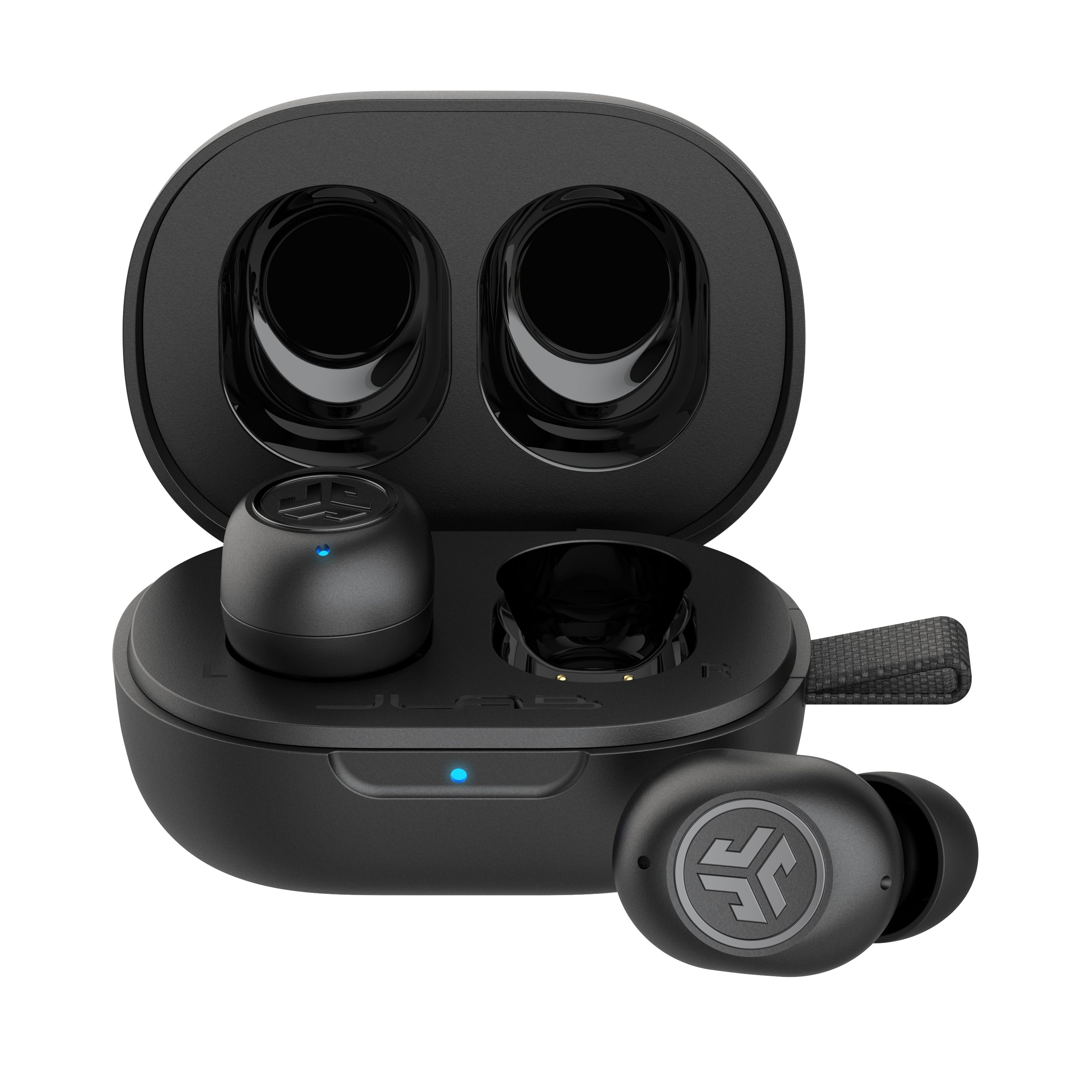 JLab JBuds Mini In-Ear Bluetooth Kopfhörer kabellos 5,5 h Laufzeit IP55 (Schwarz) 0810119070524