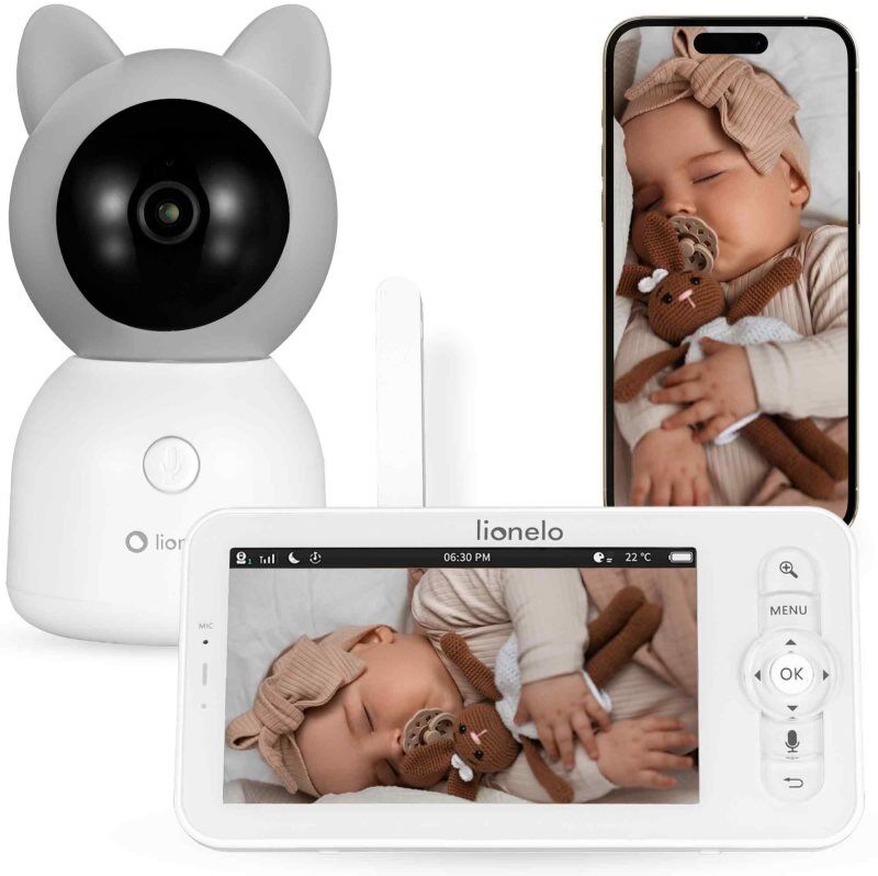 Lionelo Babyline 9.2 AI Moniteur vidéo numérique pour bébé 1 pcs