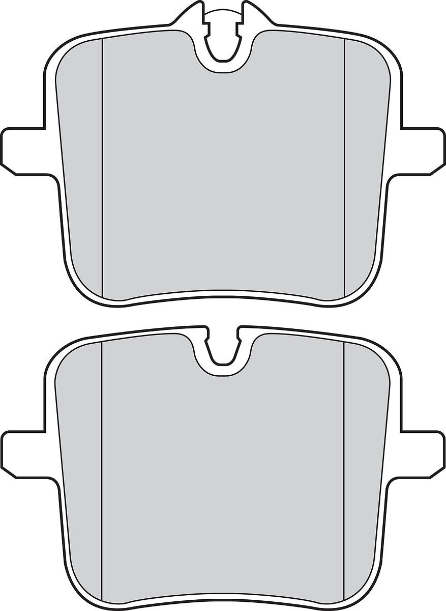 Valeo Bremsbelagsatz, Scheibenbremse 302933 Hinterachse Für Rolls-Royce Bmw