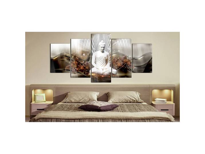 Tableau déco plexiglas Crystal Calm Plexiglas Marron 200 x 100cm