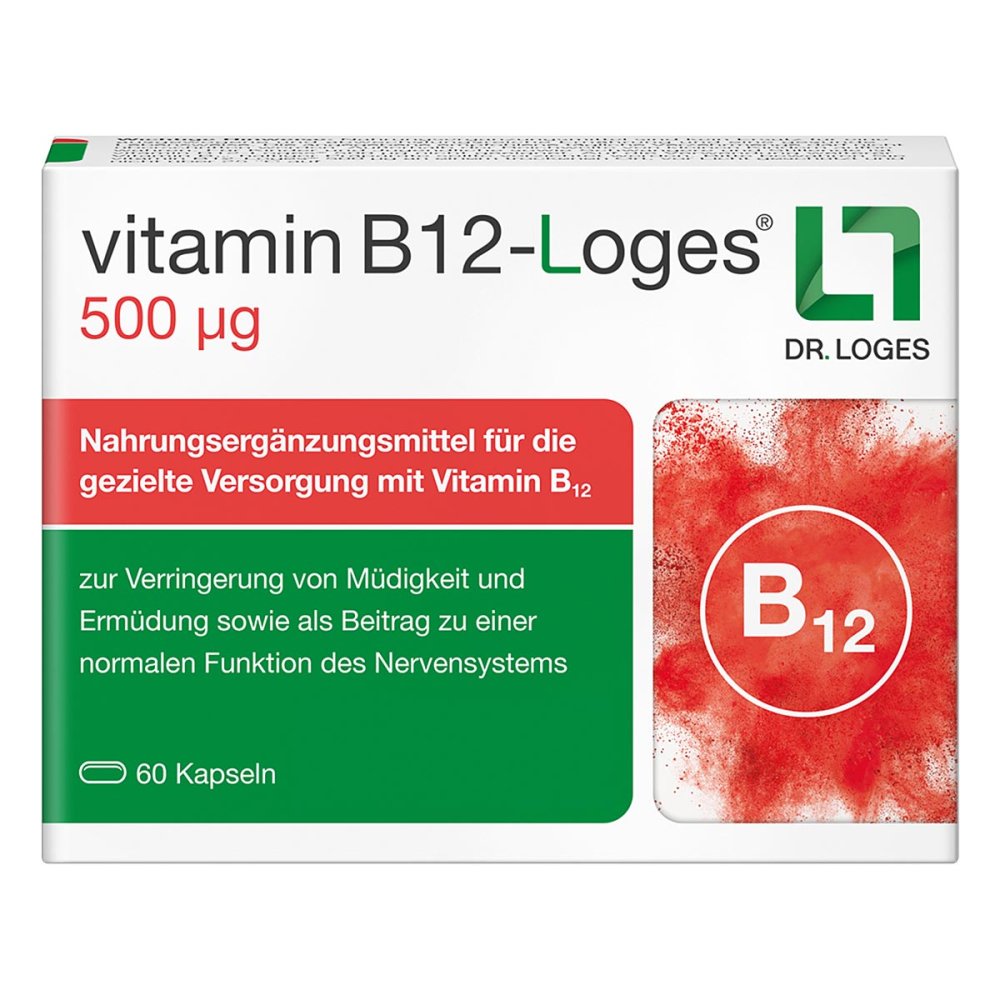 Dr. Loges + Co. GmbH Vitamin B12-Loges 500 µg Kapseln 19101063