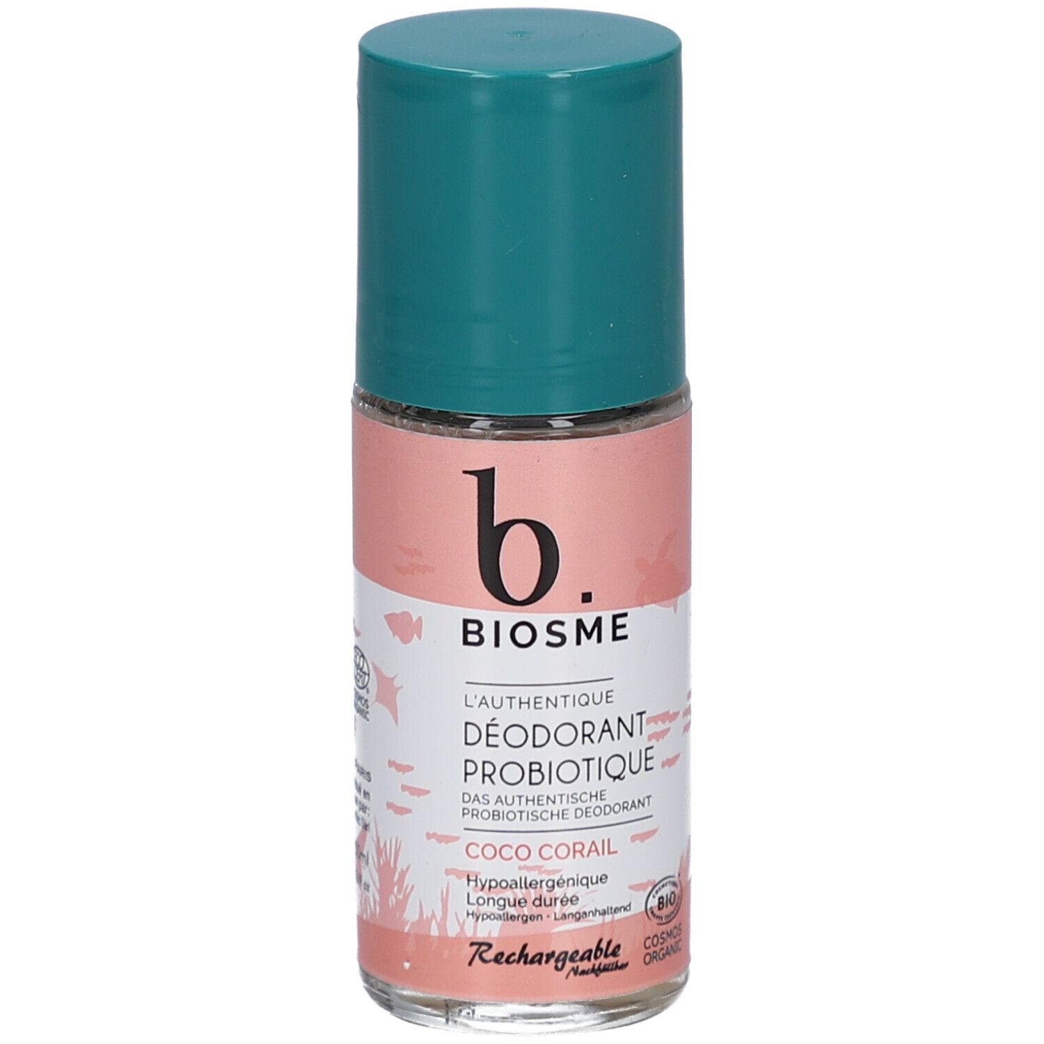 Biosme Deo probiotisch Roll on Coco corail 50 ml Roller