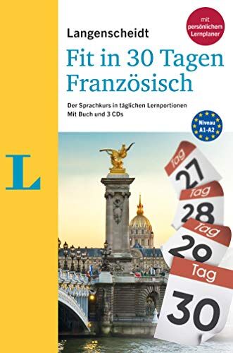 Langenscheidt Fit in 30 Tagen Französisch - Der Sprachkurs in täglichen Lernportionen. Mit Buch und 3 CDs: Der Sprachkurs in täglichen Lernportionen – mit Buch, 3 CDs und persönlichem Lernplaner - Preis vom 14.10.2026 23:07:16 h