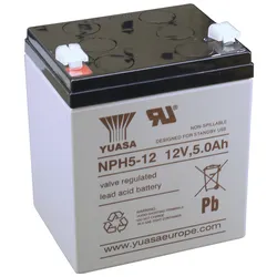 YU NPH5-12 - Blei-Vlies-Akku, 12 V, 5 Ah, hochstromfest