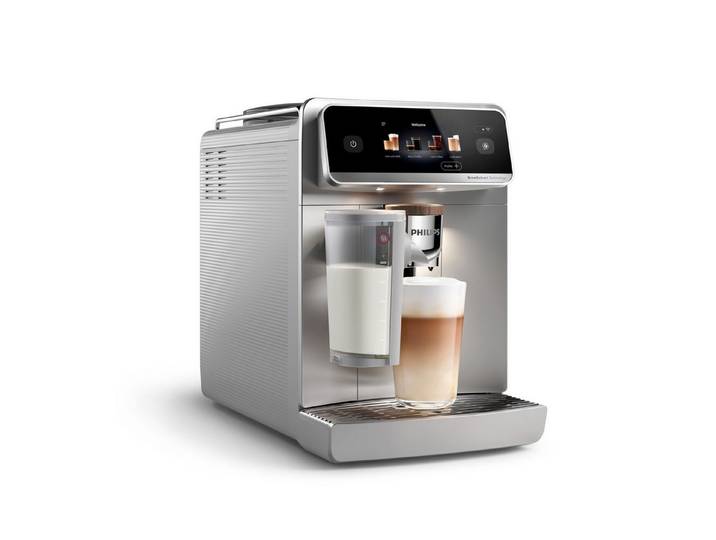 Philips Kaffeevollautomat EP8757/20 8000 Series LatteGo Pro Café Aromis, 50 Getränke (heiß oder eisgekühlt), LatteGo Pro-Milchsystem, BrewExtract Technologie, appfähig