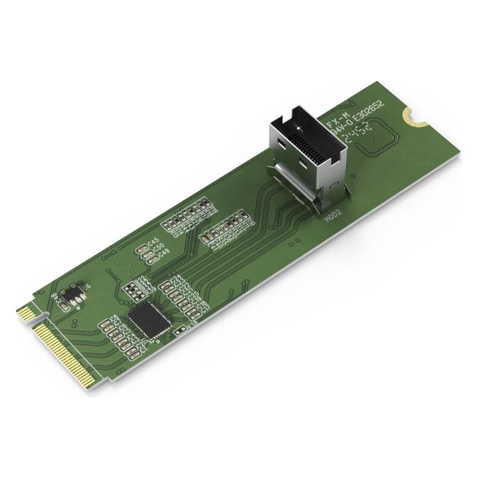 Icydock ICY DOCK Adapter M.2Nvme->SlimSAS-4i mit Redriver, M.2 NVME PCIE 4.0 SSD (MB309A)