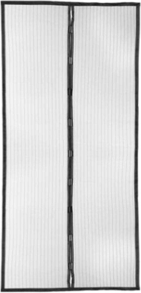 Orange Donkey Miracle Door Zwart Hordeur Vliegengordijn met Magneet - 210 x 100 cm