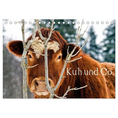 Kuh und Co. (Tischkalender 2026 DIN A5 quer), CALVENDO Monatskalender