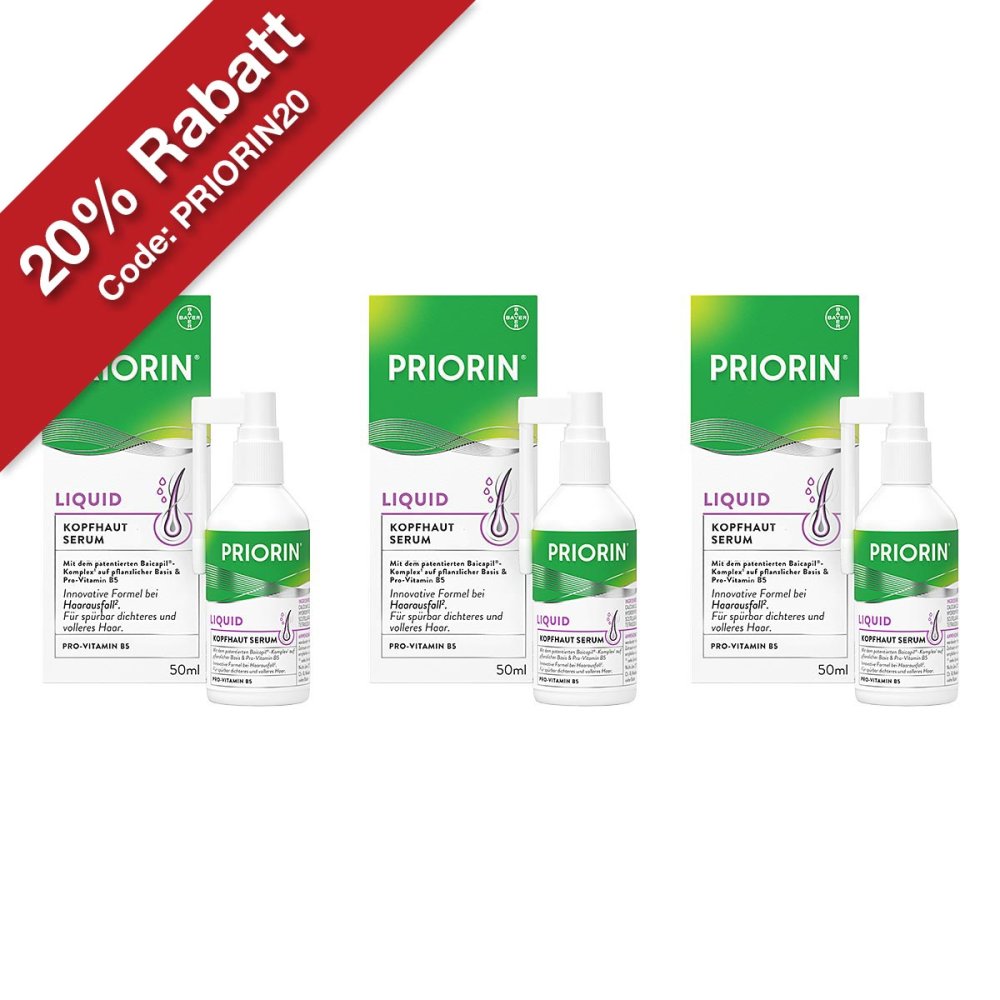 Bayer Vital GmbH Priorin Liquid Pumplösung bei Haarausfall 08100496