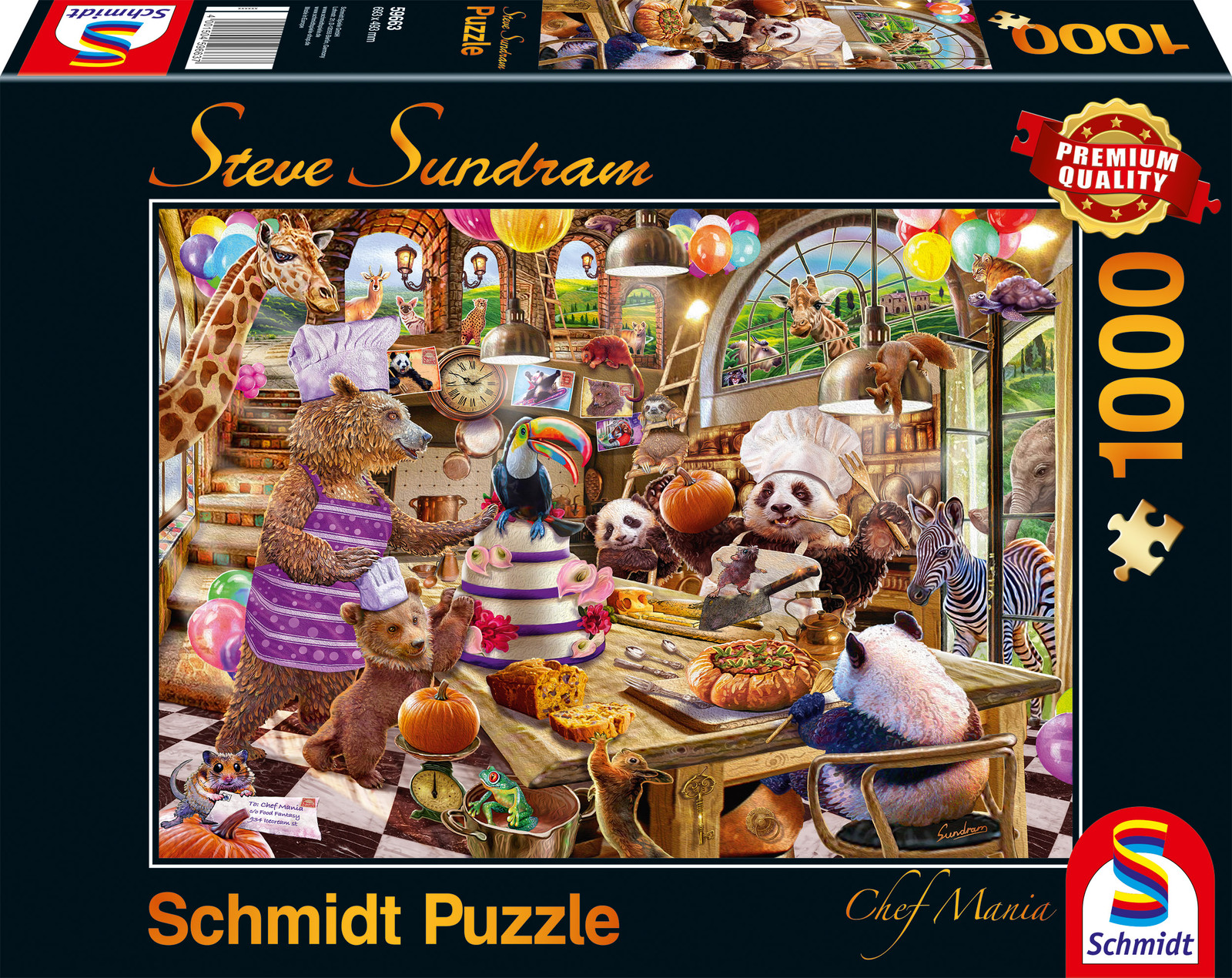 Schmidt Spiele Chef Mania, 1000 stuks